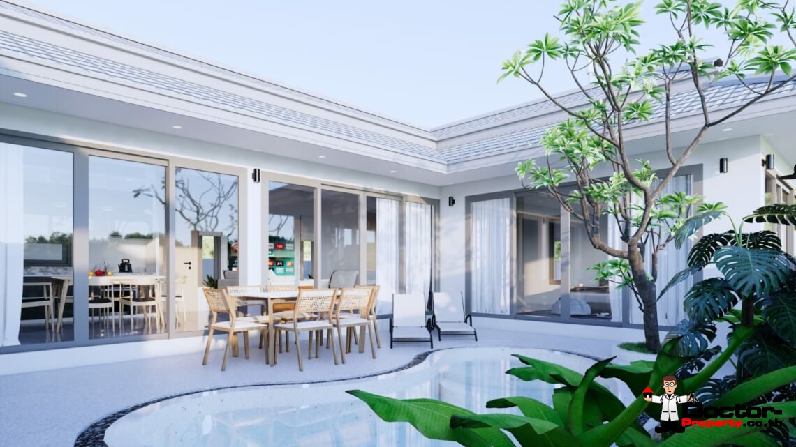 New 1-4 Bedroom Pool Villa in Choeng Mon, Koh Samui – For Sale